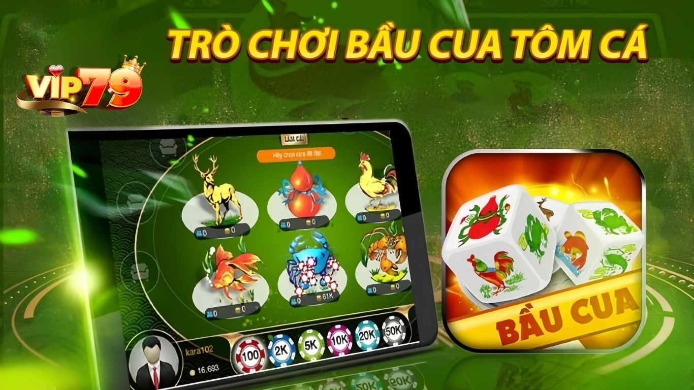 Lý do game thủ nên thử chinh phục bầu cua Vip79