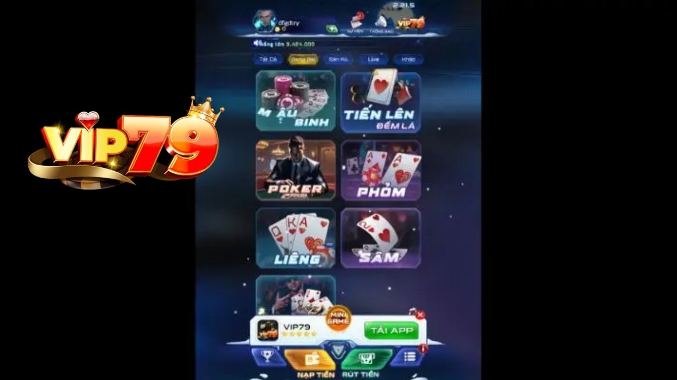 Những tựa game bài Vip79 hấp dẫn không nên bỏ qua Những tựa game bài Vip79 hấp dẫn không nên bỏ qua